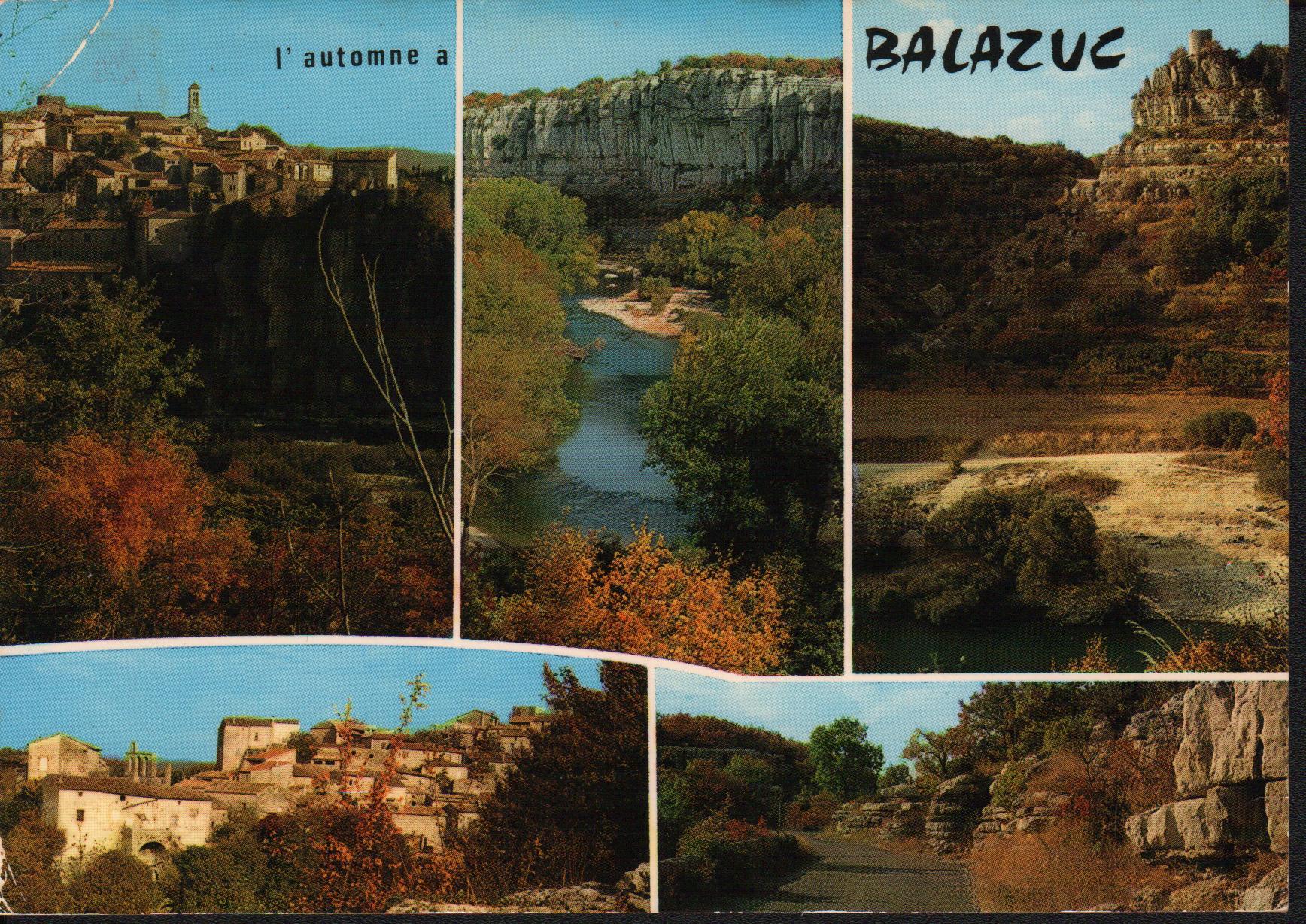 Cartes postales anciennes > CARTES POSTALES > carte postale ancienne > cartes-postales-ancienne.com Auvergne rhone alpes Ardeche Balazuc