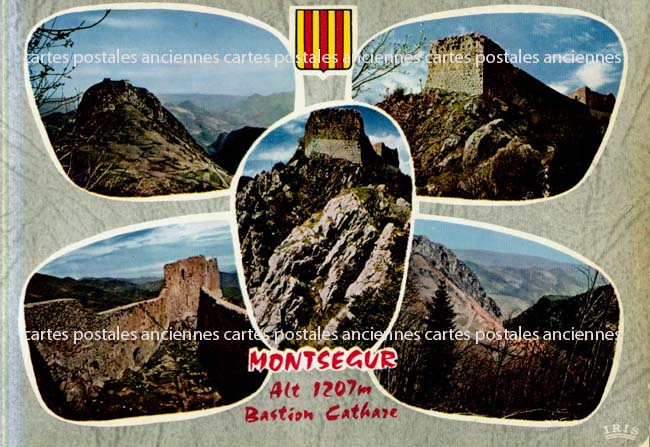 Cartes postales anciennes > CARTES POSTALES > carte postale ancienne > cartes-postales-ancienne.com Occitanie Ariege Montsegur