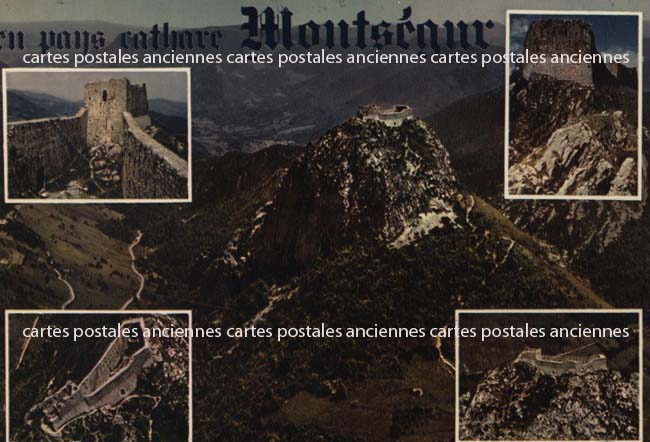 Cartes postales anciennes > CARTES POSTALES > carte postale ancienne > cartes-postales-ancienne.com Occitanie Ariege Montsegur