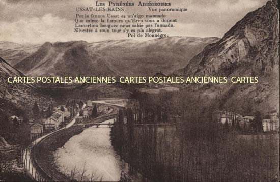 Cartes postales anciennes > CARTES POSTALES > carte postale ancienne > cartes-postales-ancienne.com Occitanie Ariege Ussat