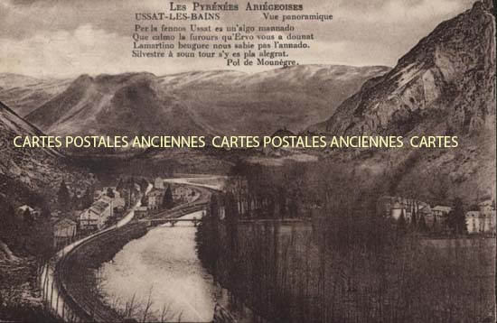 Cartes postales anciennes > CARTES POSTALES > carte postale ancienne > cartes-postales-ancienne.com Ariege  Ussat