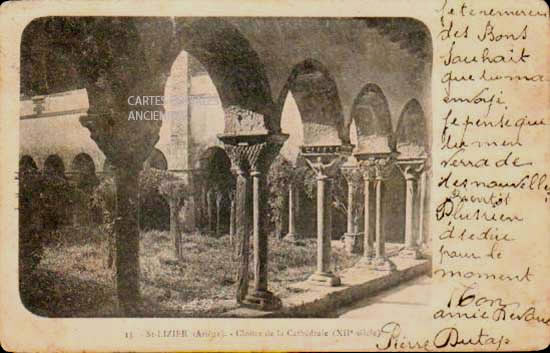 Cartes postales anciennes > CARTES POSTALES > carte postale ancienne > cartes-postales-ancienne.com Occitanie Ariege Saint Lizier