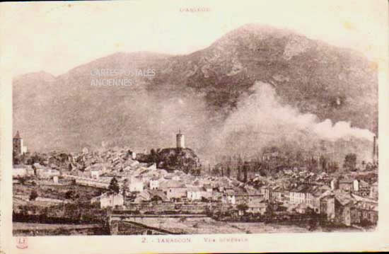 Cartes postales anciennes > CARTES POSTALES > carte postale ancienne > cartes-postales-ancienne.com Occitanie Ariege Tarascon Sur Ariege