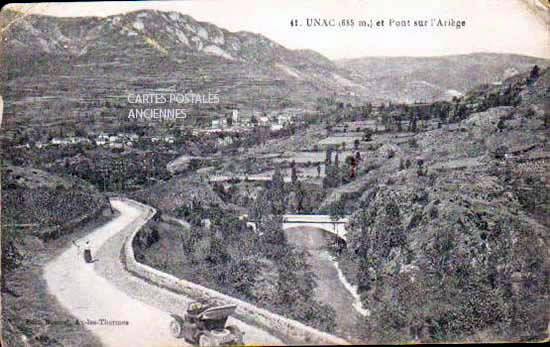 Cartes postales anciennes > CARTES POSTALES > carte postale ancienne > cartes-postales-ancienne.com Occitanie Ariege Unac