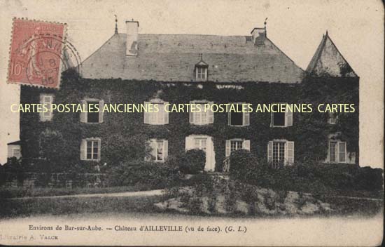 Cartes postales anciennes > CARTES POSTALES > carte postale ancienne > cartes-postales-ancienne.com Grand est Aube Ailleville
