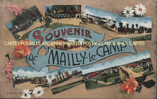 Cartes postales anciennes > CARTES POSTALES > carte postale ancienne > cartes-postales-ancienne.com Grand est Aube Mailly Le Camp