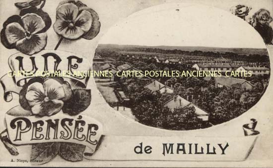 Cartes postales anciennes > CARTES POSTALES > carte postale ancienne > cartes-postales-ancienne.com Aube  Mailly Le Camp