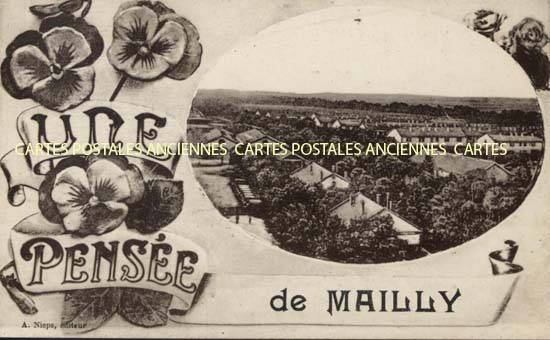 Cartes postales anciennes > CARTES POSTALES > carte postale ancienne > cartes-postales-ancienne.com Grand est Aube Mailly Le Camp