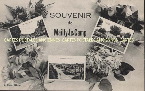 Cartes postales anciennes > CARTES POSTALES > carte postale ancienne > cartes-postales-ancienne.com Aube  Mailly Le Camp
