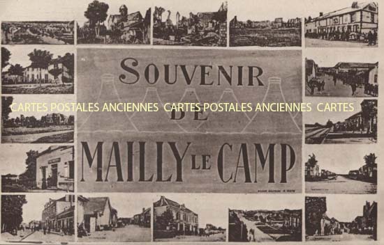 Cartes postales anciennes > CARTES POSTALES > carte postale ancienne > cartes-postales-ancienne.com Aube  Mailly Le Camp
