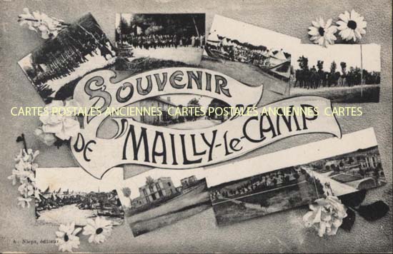 Cartes postales anciennes > CARTES POSTALES > carte postale ancienne > cartes-postales-ancienne.com Aube  Mailly Le Camp