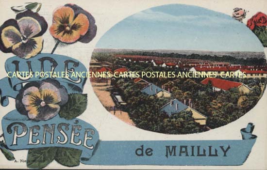 Cartes postales anciennes > CARTES POSTALES > carte postale ancienne > cartes-postales-ancienne.com Grand est Aube Mailly Le Camp