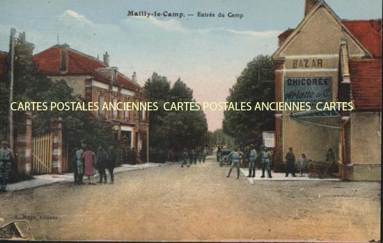 Cartes postales anciennes > CARTES POSTALES > carte postale ancienne > cartes-postales-ancienne.com Aube  Mailly Le Camp