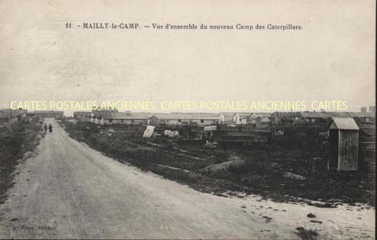 Cartes postales anciennes > CARTES POSTALES > carte postale ancienne > cartes-postales-ancienne.com Aube  Mailly Le Camp