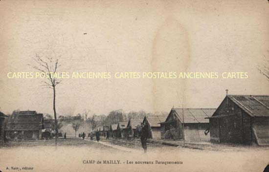 Cartes postales anciennes > CARTES POSTALES > carte postale ancienne > cartes-postales-ancienne.com Grand est Aube Mailly Le Camp