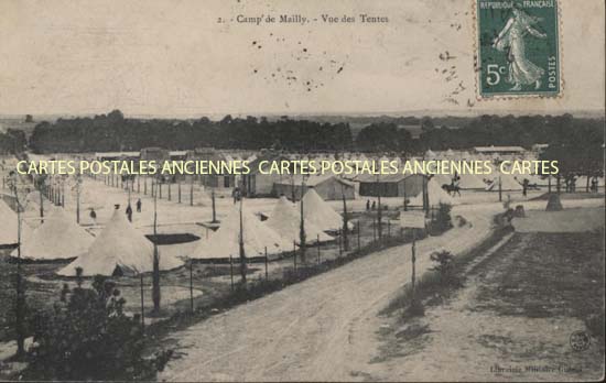 Cartes postales anciennes > CARTES POSTALES > carte postale ancienne > cartes-postales-ancienne.com Aube  Mailly Le Camp
