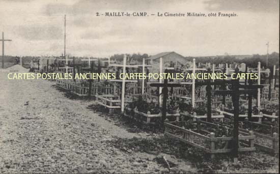 Cartes postales anciennes > CARTES POSTALES > carte postale ancienne > cartes-postales-ancienne.com Aube  Mailly Le Camp