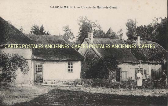 Cartes postales anciennes > CARTES POSTALES > carte postale ancienne > cartes-postales-ancienne.com Aube  Mailly Le Camp