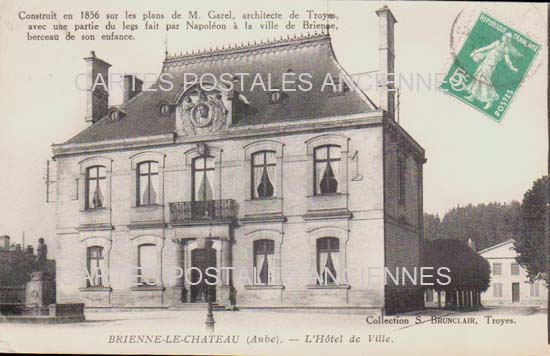 Cartes postales anciennes > CARTES POSTALES > carte postale ancienne > cartes-postales-ancienne.com Grand est Aube Brienne Le Chateau