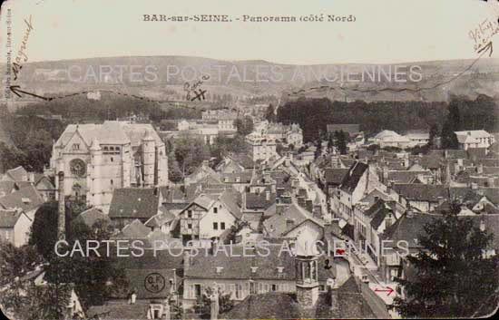 Cartes postales anciennes > CARTES POSTALES > carte postale ancienne > cartes-postales-ancienne.com Aube  Bar Sur Seine