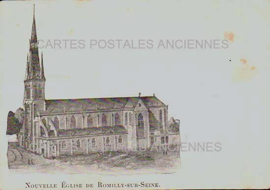 Cartes postales anciennes > CARTES POSTALES > carte postale ancienne > cartes-postales-ancienne.com Grand est Aube Romilly Sur Seine