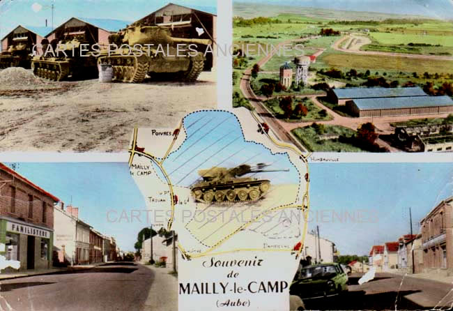 Cartes postales anciennes > CARTES POSTALES > carte postale ancienne > cartes-postales-ancienne.com Aube  Mailly Le Camp