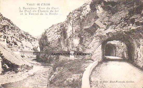 Cartes postales anciennes > CARTES POSTALES > carte postale ancienne > cartes-postales-ancienne.com Aude  Quillan