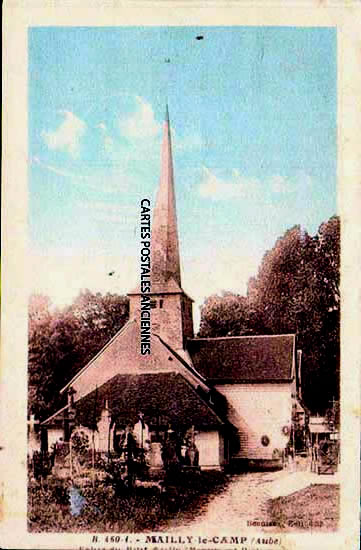 Cartes postales anciennes > CARTES POSTALES > carte postale ancienne > cartes-postales-ancienne.com Aube  Mailly Le Camp