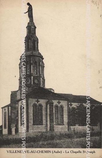Cartes postales anciennes > CARTES POSTALES > carte postale ancienne > cartes-postales-ancienne.com Aube  Villeneuve Au Chemin