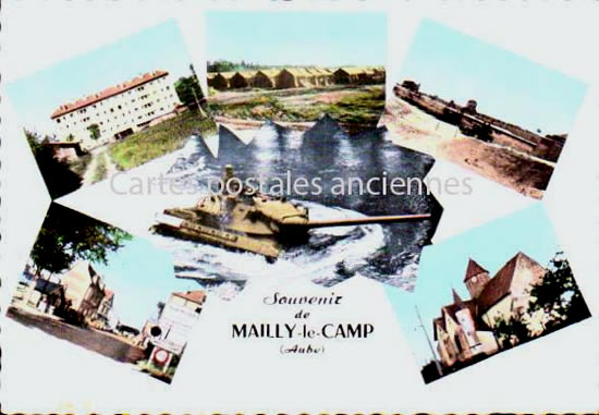 Cartes postales anciennes > CARTES POSTALES > carte postale ancienne > cartes-postales-ancienne.com Grand est Aube Mailly Le Camp