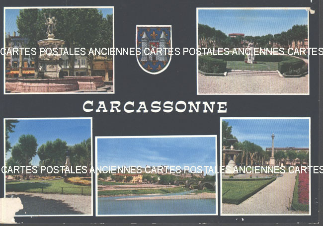 Cartes postales anciennes > CARTES POSTALES > carte postale ancienne > cartes-postales-ancienne.com Aude  Carcassonne