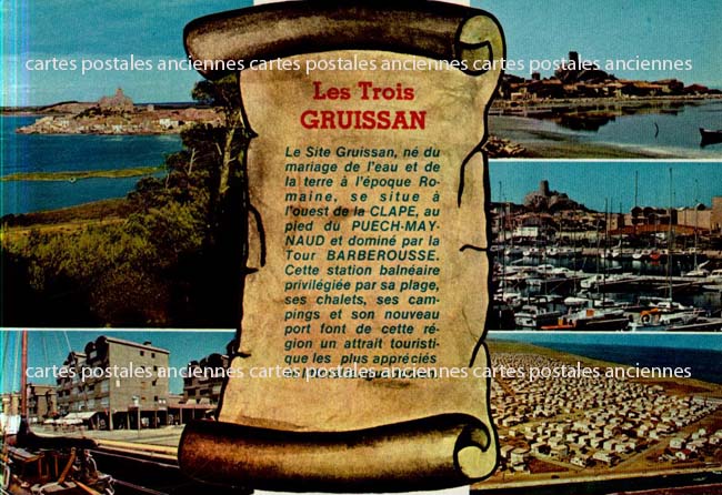 Cartes postales anciennes > CARTES POSTALES > carte postale ancienne > cartes-postales-ancienne.com Aude  Gruissan