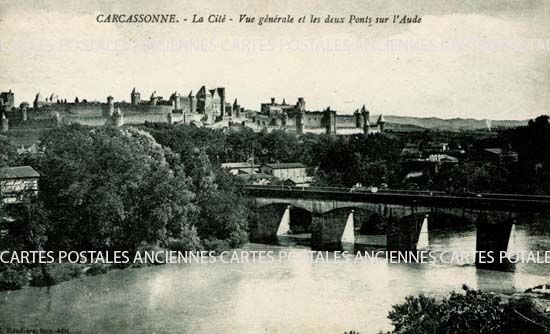 Cartes postales anciennes > CARTES POSTALES > carte postale ancienne > cartes-postales-ancienne.com Aude  Carcassonne