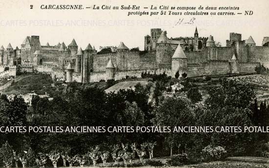 Cartes postales anciennes > CARTES POSTALES > carte postale ancienne > cartes-postales-ancienne.com Aude  Carcassonne