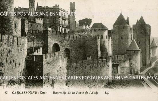 Cartes postales anciennes > CARTES POSTALES > carte postale ancienne > cartes-postales-ancienne.com Aude  Carcassonne