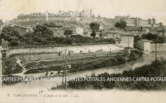 Cartes postales anciennes > CARTES POSTALES > carte postale ancienne > cartes-postales-ancienne.com Aude  Carcassonne