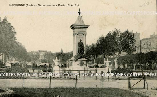 Cartes postales anciennes > CARTES POSTALES > carte postale ancienne > cartes-postales-ancienne.com Aude  Narbonne