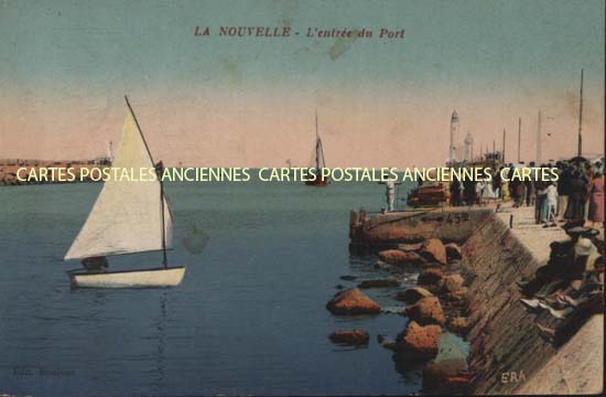 Cartes postales anciennes > CARTES POSTALES > carte postale ancienne > cartes-postales-ancienne.com Aude  Port La Nouvelle