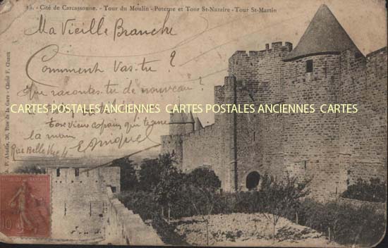 Cartes postales anciennes > CARTES POSTALES > carte postale ancienne > cartes-postales-ancienne.com Aude  Carcassonne