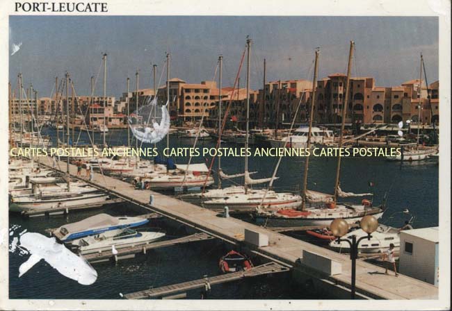 Cartes postales anciennes > CARTES POSTALES > carte postale ancienne > cartes-postales-ancienne.com Occitanie Aude Port Leucate