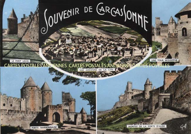 Cartes postales anciennes > CARTES POSTALES > carte postale ancienne > cartes-postales-ancienne.com Aude  Carcassonne
