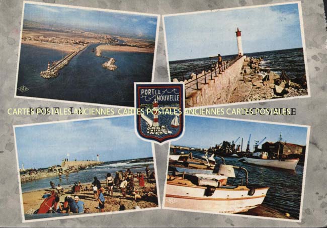 Cartes postales anciennes > CARTES POSTALES > carte postale ancienne > cartes-postales-ancienne.com Aude  Port La Nouvelle