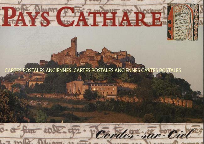 Cartes postales anciennes > CARTES POSTALES > carte postale ancienne > cartes-postales-ancienne.com Occitanie Tarn Cordes Sur Ciel