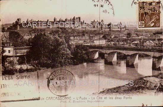 Cartes postales anciennes > CARTES POSTALES > carte postale ancienne > cartes-postales-ancienne.com Aude  Carcassonne