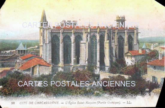 Cartes postales anciennes > CARTES POSTALES > carte postale ancienne > cartes-postales-ancienne.com Aude  Carcassonne