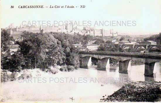 Cartes postales anciennes > CARTES POSTALES > carte postale ancienne > cartes-postales-ancienne.com Aude  Carcassonne