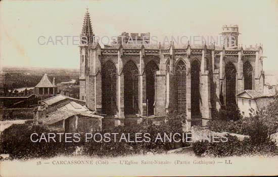 Cartes postales anciennes > CARTES POSTALES > carte postale ancienne > cartes-postales-ancienne.com Aude  Carcassonne