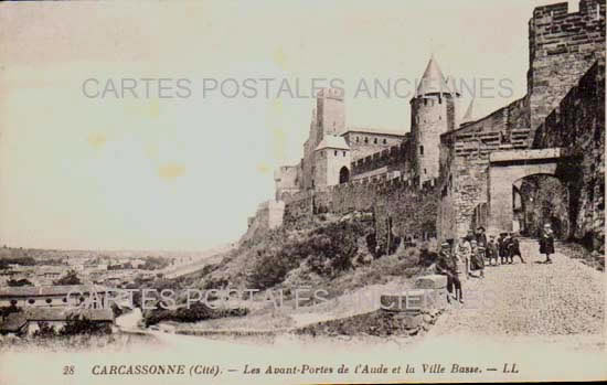 Cartes postales anciennes > CARTES POSTALES > carte postale ancienne > cartes-postales-ancienne.com Aude  Carcassonne