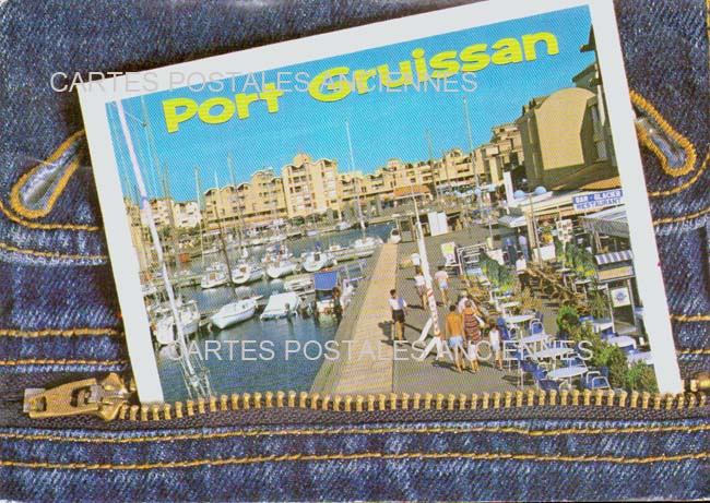 Cartes postales anciennes > CARTES POSTALES > carte postale ancienne > cartes-postales-ancienne.com Occitanie Aude Gruissan