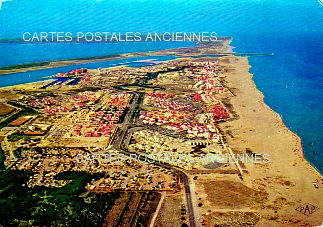 Cartes postales anciennes > CARTES POSTALES > carte postale ancienne > cartes-postales-ancienne.com Occitanie Aude Port Leucate